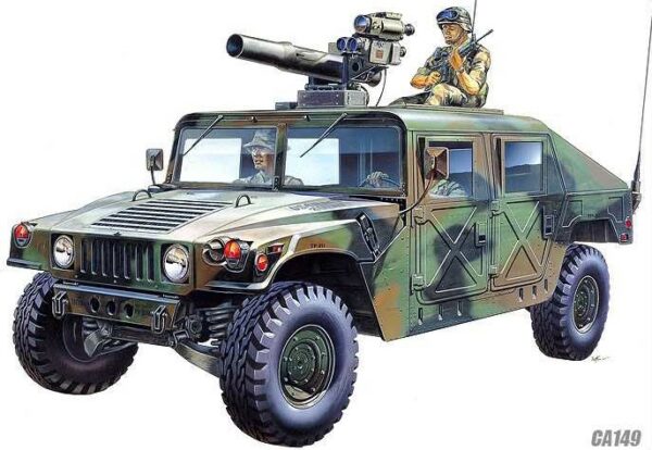 ACA13250 1/35 M-966 HUMVEE WITH TOW – Zululand Hobbies