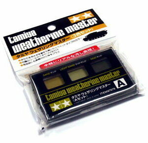 Tam87079	WEATHERING MASTER A SET - SAND, LIGHT SAND, MUD