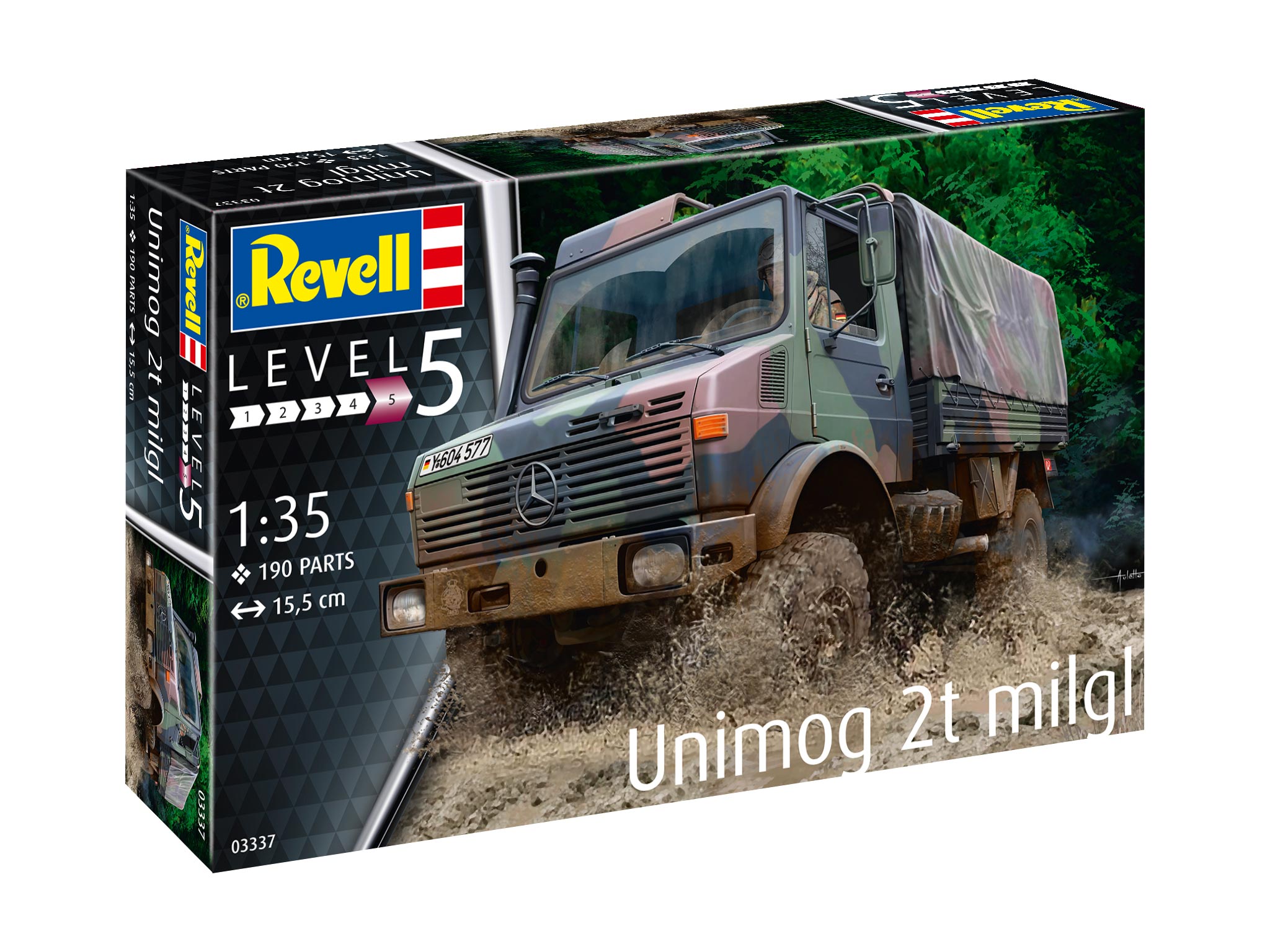 Rev03337 1/35 UNIMOG 2T MILGL