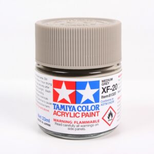 Tam81320 XF-20 MEDIUM GREY ACRYLIC
