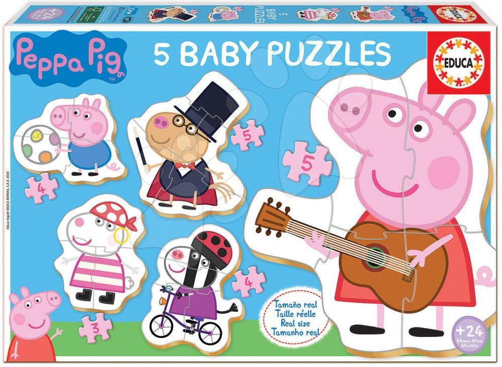 Edu18589-BABY PUZZLE PEPPA PIG 2 (5 ASST)
