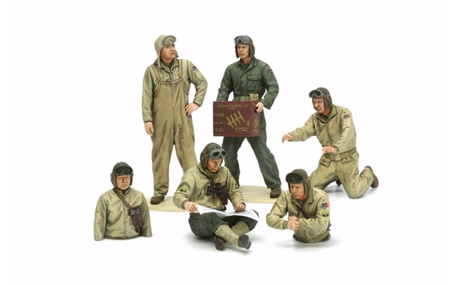 Tam35347 1/35 US TANK CREW SET (EUROPEAN THEATER)