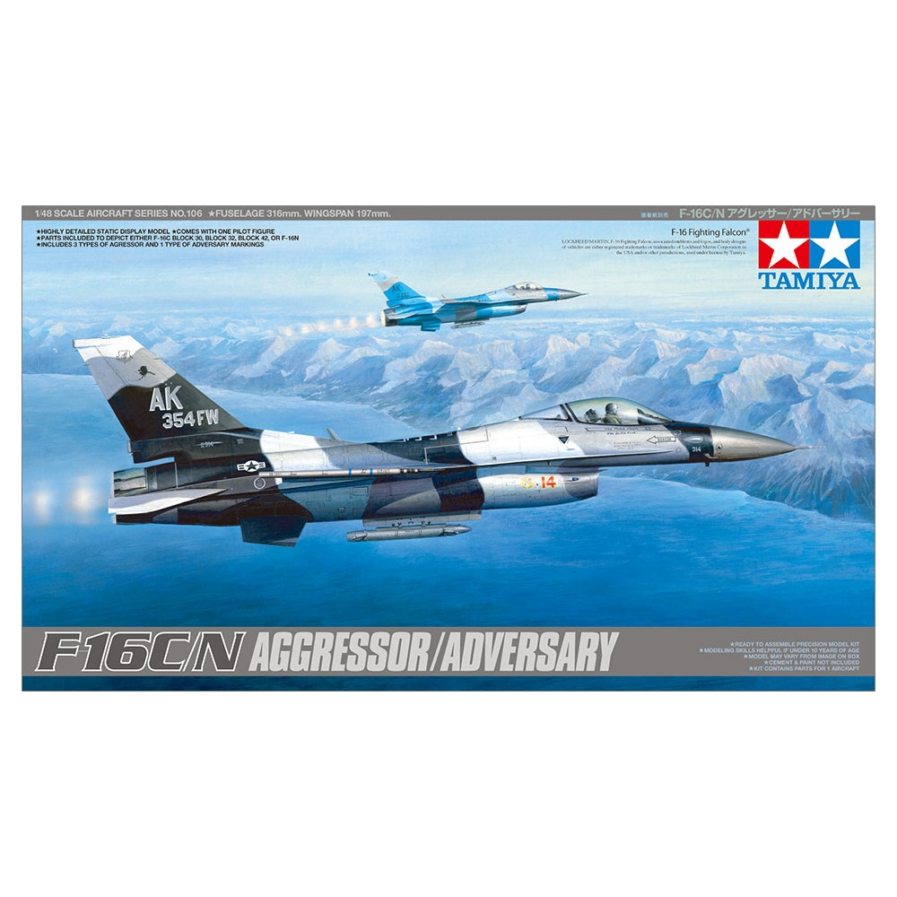 Tam61106 1/48 F-16C/N "AGGRESSOR / ADVERSARY"