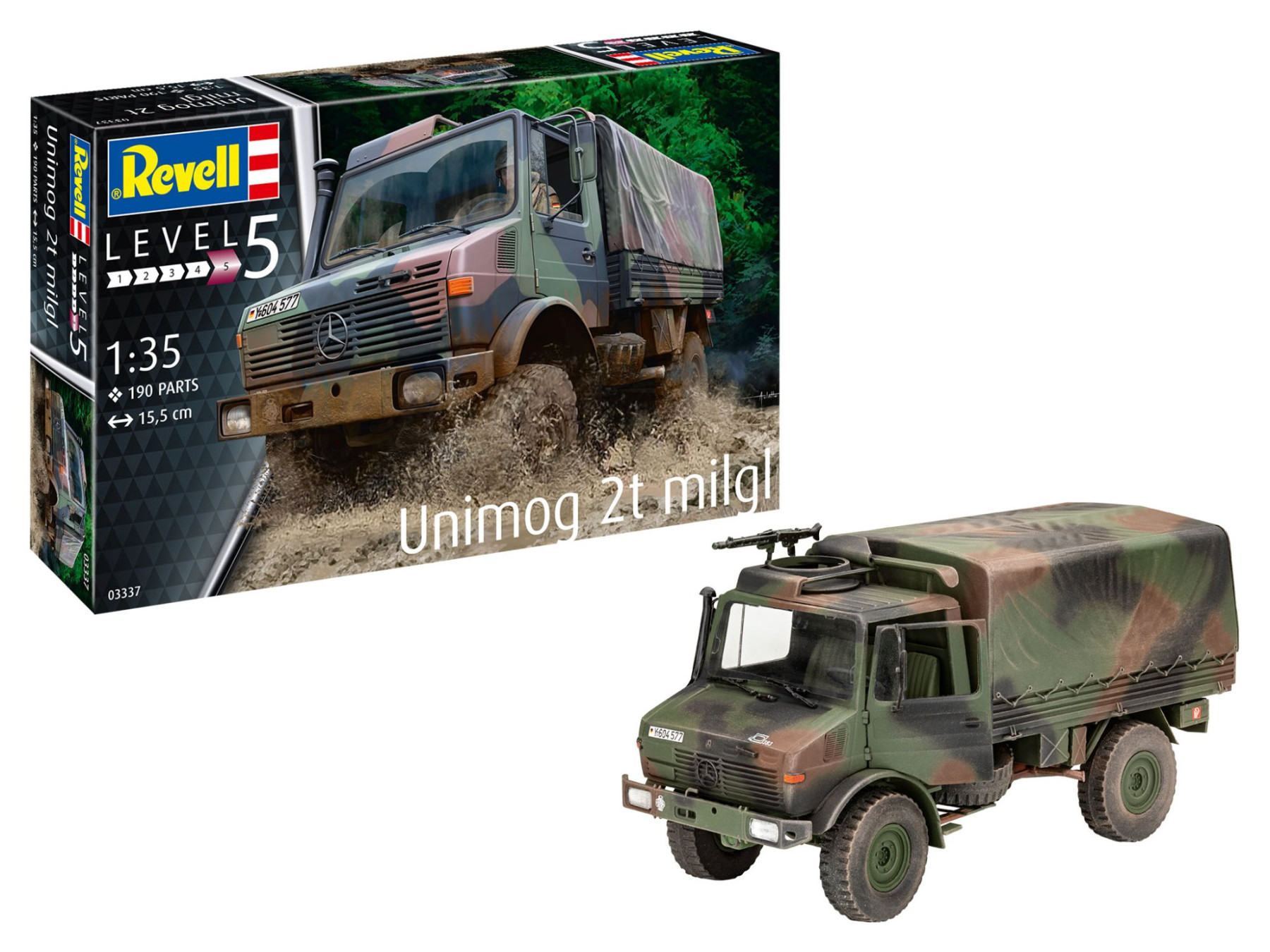 Rev03337 1/35 UNIMOG 2T MILGL - Image 2