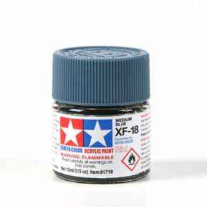 Tam81318 XF-18 MEDIUM BLUE ACRYLIC