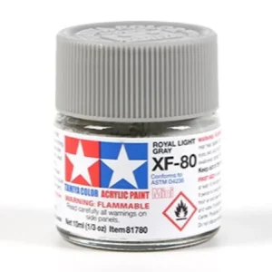 Tam81780 XF-80 ROYAL GREY MINI ACRYLIC 10ML