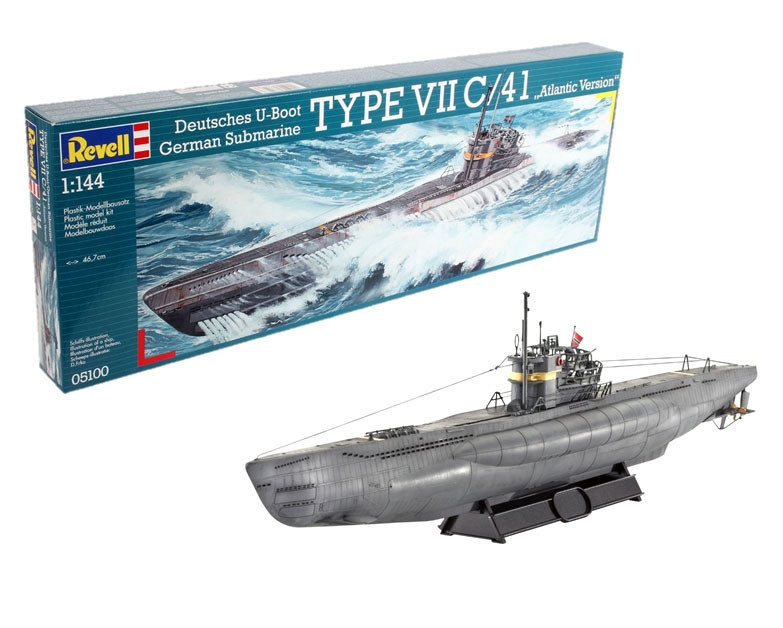 Rev05100 1/144 GER. SUBMARINE TYPE VII C/41 ATLANTIC VER.