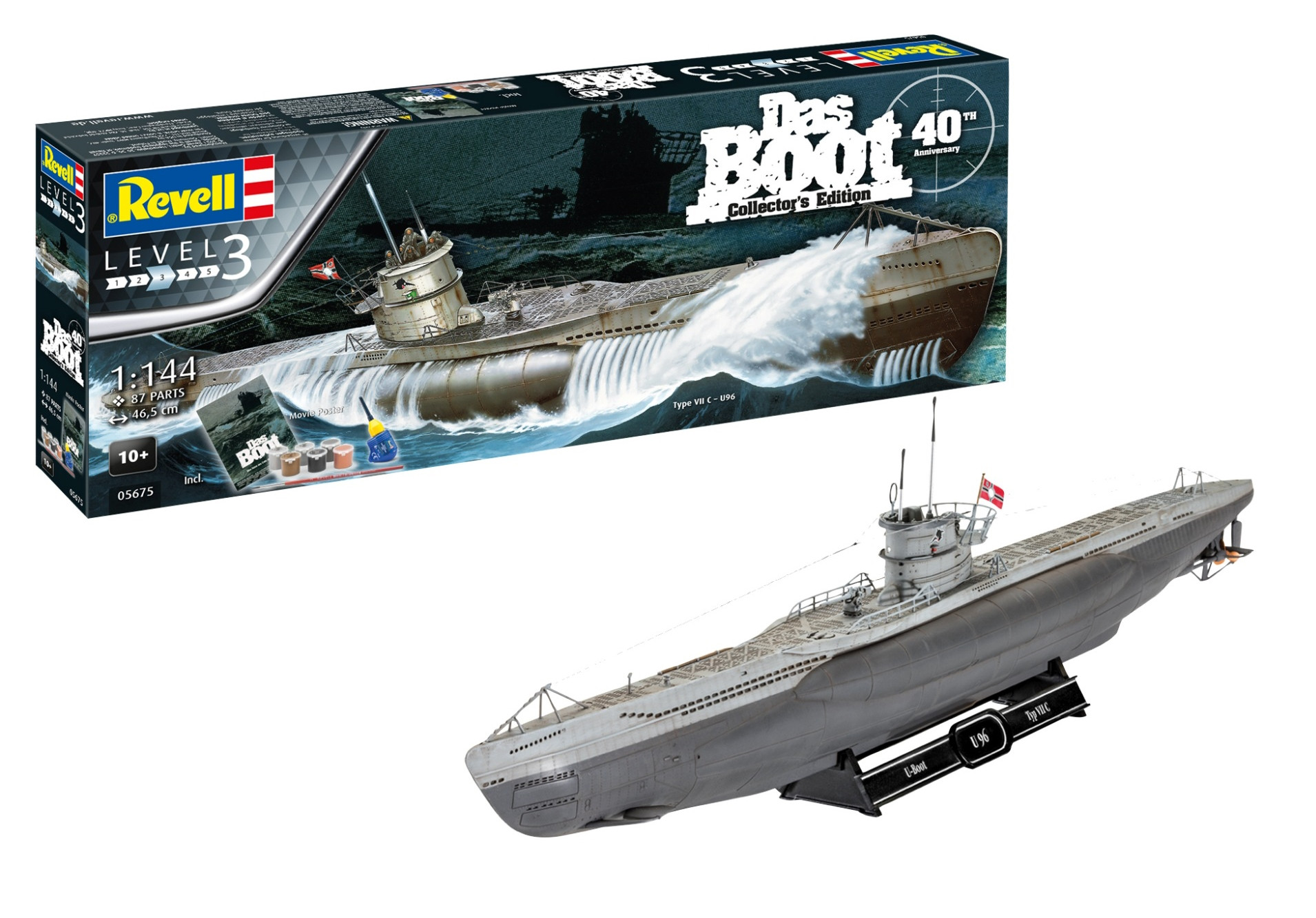 Rev05675 1/144 GIFT SET "DAS BOOT" MOVIE 40 YEARS COLL.