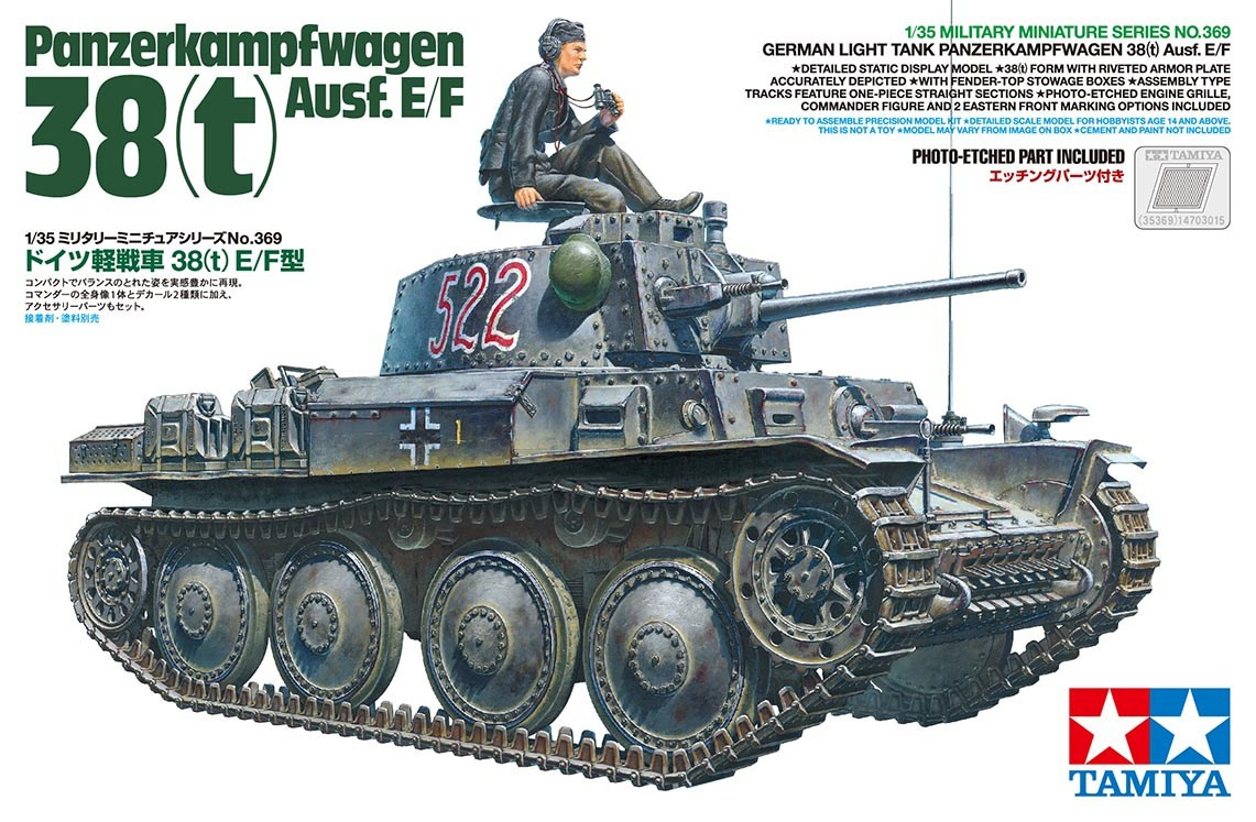 Tam35369 1/35 German Tank PZKW 38t Ausf.E/F - Image 2