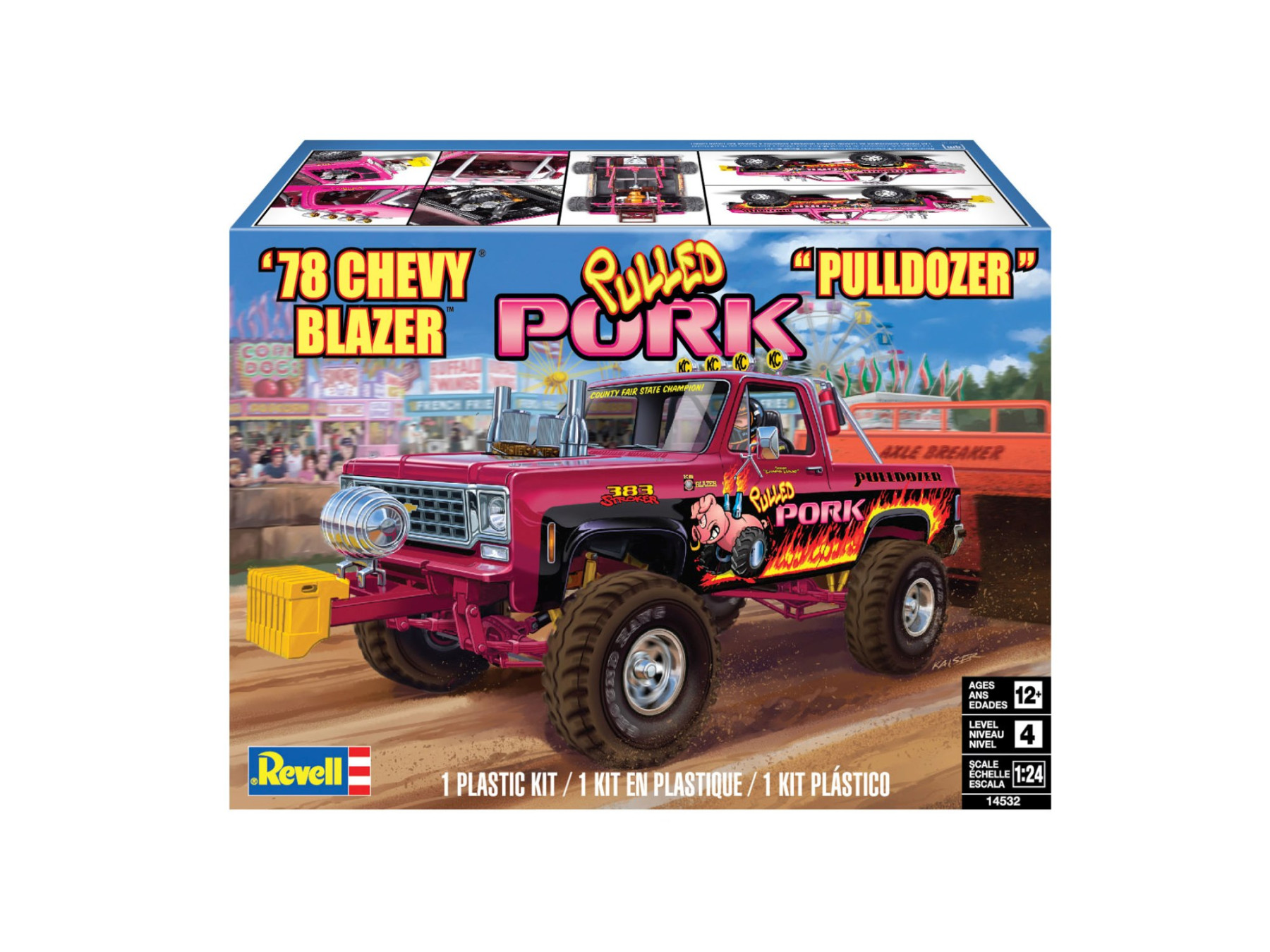 Rev14532 1/24 1978 Chevy Blazer Pulldozer
