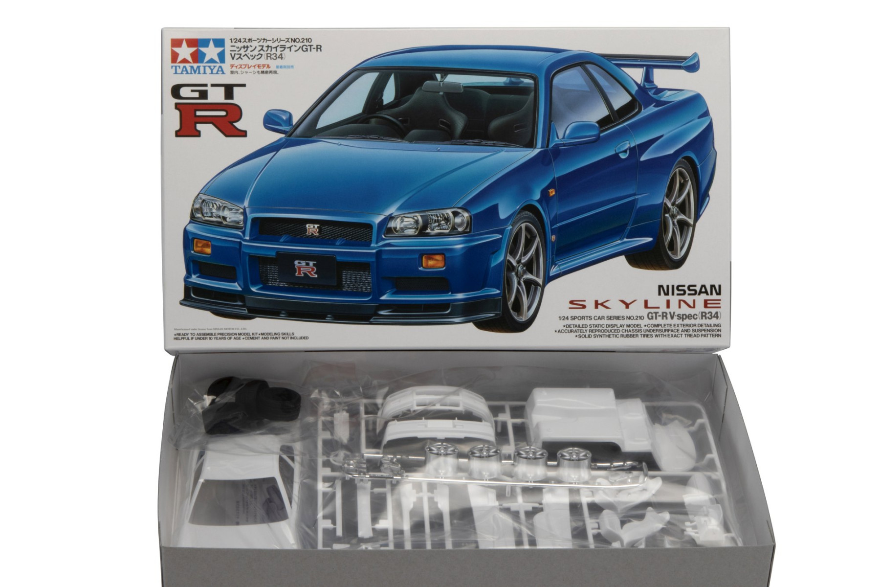 Tam24210 1/24 Nissan Skyline GT-R R34 V-Spec - Image 2